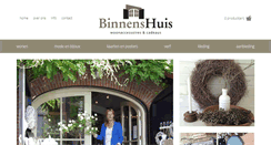 Desktop Screenshot of binnens-huis.nl